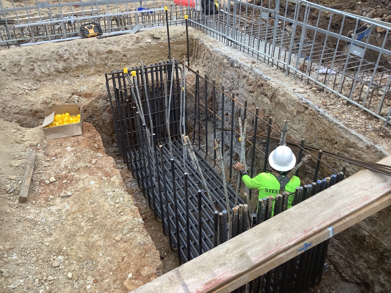 Steel Force crew on site